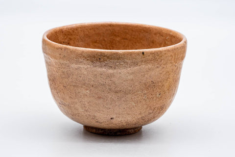 Japanese Matcha Bowl - 手 Biwa-iro Glazed Raku-yaki Wan-nari Chawan - 300ml