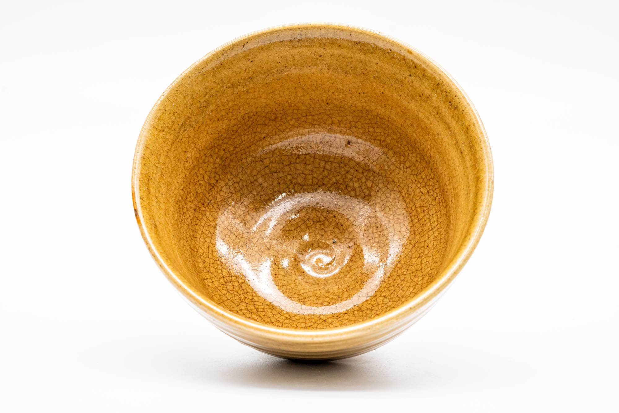 Japanese Matcha Bowl - Rokurome Ido-shaped Ki-Seto Chawan - 475ml