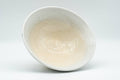 Japanese Matcha Bowl - White Shino Glazed Hira-gata Summer Chawan - 150ml - Tezumi