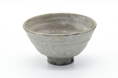 Japanese Matcha Bowl - Crazed Rokurome O-ido Chawan - 450ml