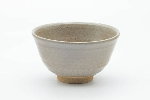 Japanese Matcha Bowl - Abstract Beige Glazed Karatsu-yaki Chawan - 300ml