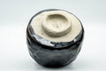 Japanese Matcha Bowl - Jet Black Glazed Wabi-Sabi Chawan - 300ml - Tezumi