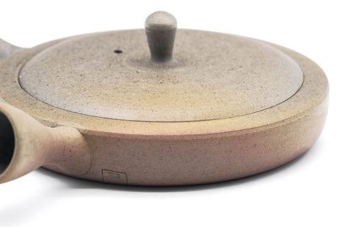 Wide Flat Yakishime Tokoname Teapot - 100ml