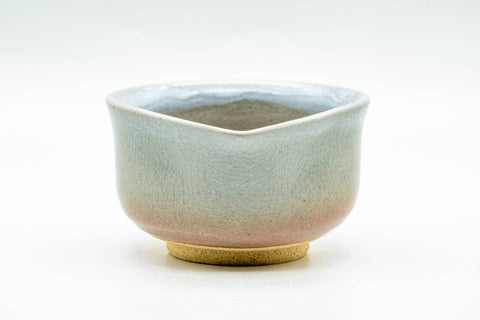 Japanese Katakuchi - 天鵬山 Tsubaki Kiln - Beige White Glazed Hagi-yaki Water Cooler - 140ml