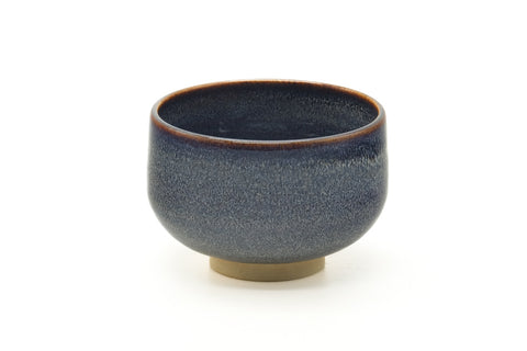 Japanese Teacup - Blue Hare's Fur Glazed Yunomi - 260ml