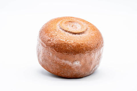 Vintage Aka-raku Round Chawan