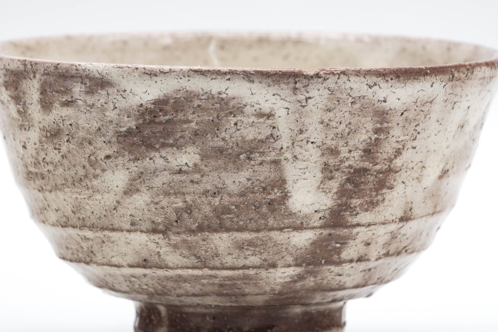 Japanese Matcha Bowl - 広瀬淡雅 Tanga Hirose - Ido Hagi-yaki Japanese Matcha Bowl - 広瀬淡雅 Tanga Hirose - Ido Hagi-yaki