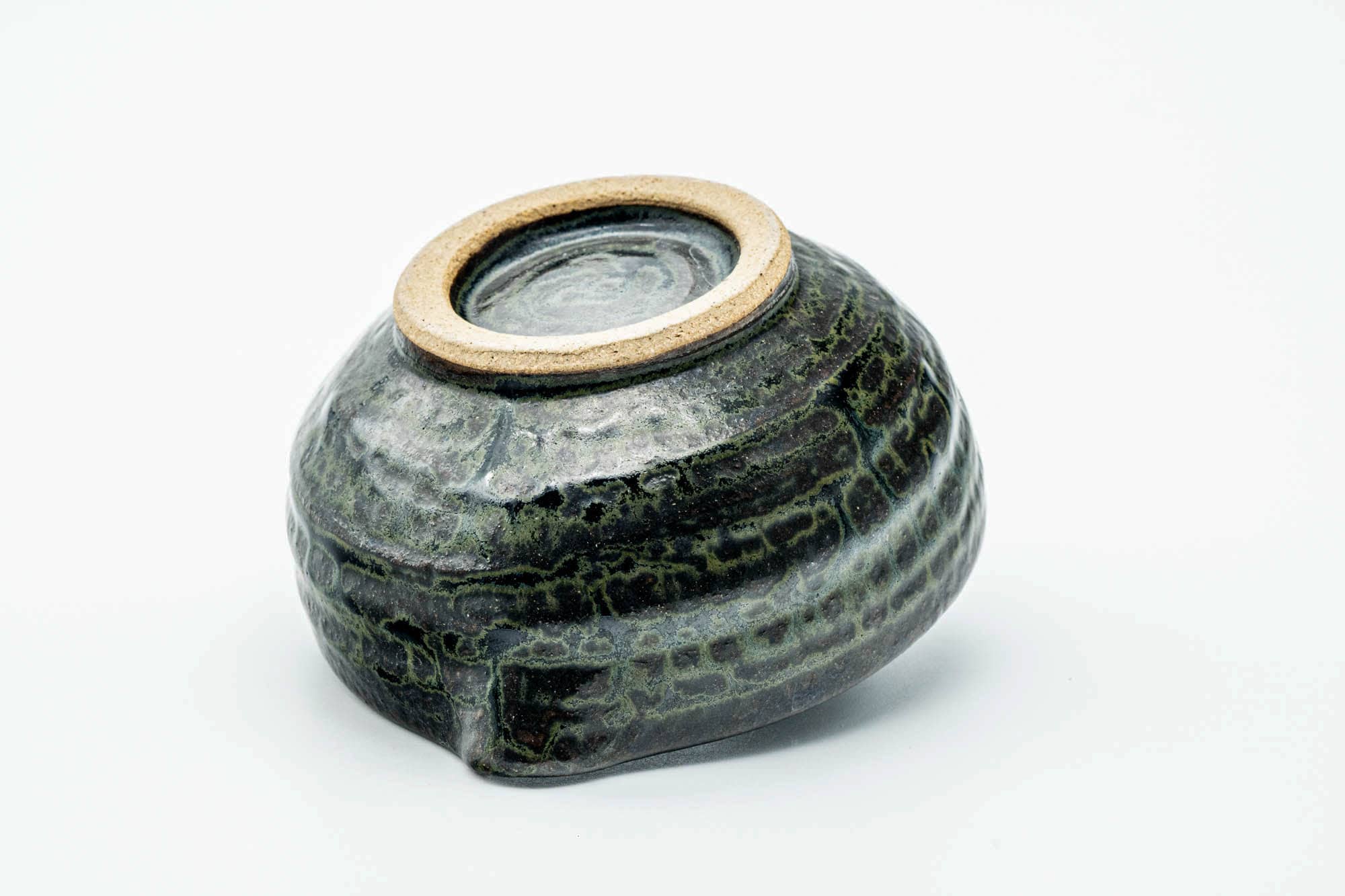 Japanese Katakuchi - Metallic Green Glazed Water Cooler - 200ml