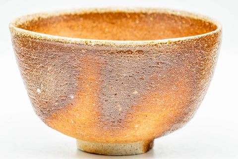 Japanese Matcha Bowl - Earthy Brown Orange Wan-nari Chawan - 250ml