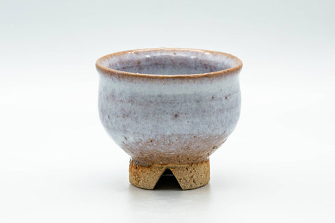 Japanese Teacups - Set of 3 Milky White Glazed Hagi-yaki Yunomi - 125ml