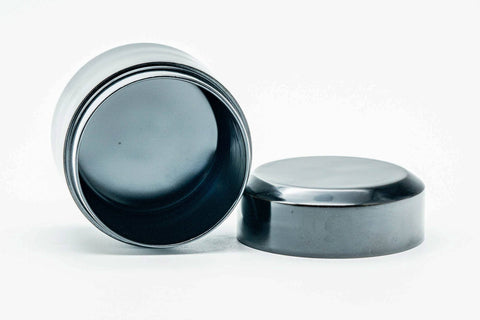 Japanese Natsume - Black Lacquer Fubuki Matcha Tea Caddy - 100ml