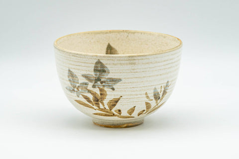 Japanese Teacups - Set of 3 Uniquely Decorated Floral Kiyomizu-yaki Yunomi - 170ml