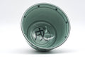 Tezumi — Japanese Matcha Bowl - 戌 Dog Zodiac - Vietnamese-style Annan Chawan - 300ml — top-down view of the interior