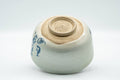 Japanese Matcha Bowl - Bird Kanji Grey Glazed Hantsutsu-gata Chawan - 300ml - Tezumi