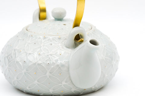 Icchin Shippo Kiyomizu-yaki Teapot - 275ml