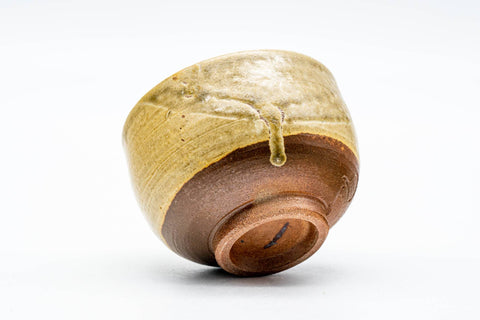 Japanese Teacup - Earthy Yellow Glazed Shigaraki-yaki Yunomi - 150ml