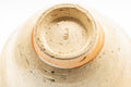 Japanese Teacup - Beige Caramel Hagi-yaki Yunomi - 120ml - underside view showing the unglazed foot