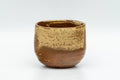 Tezumi — Japanese Teacup - Small Brown Ash-Glazed Guinomi - 50ml — front view