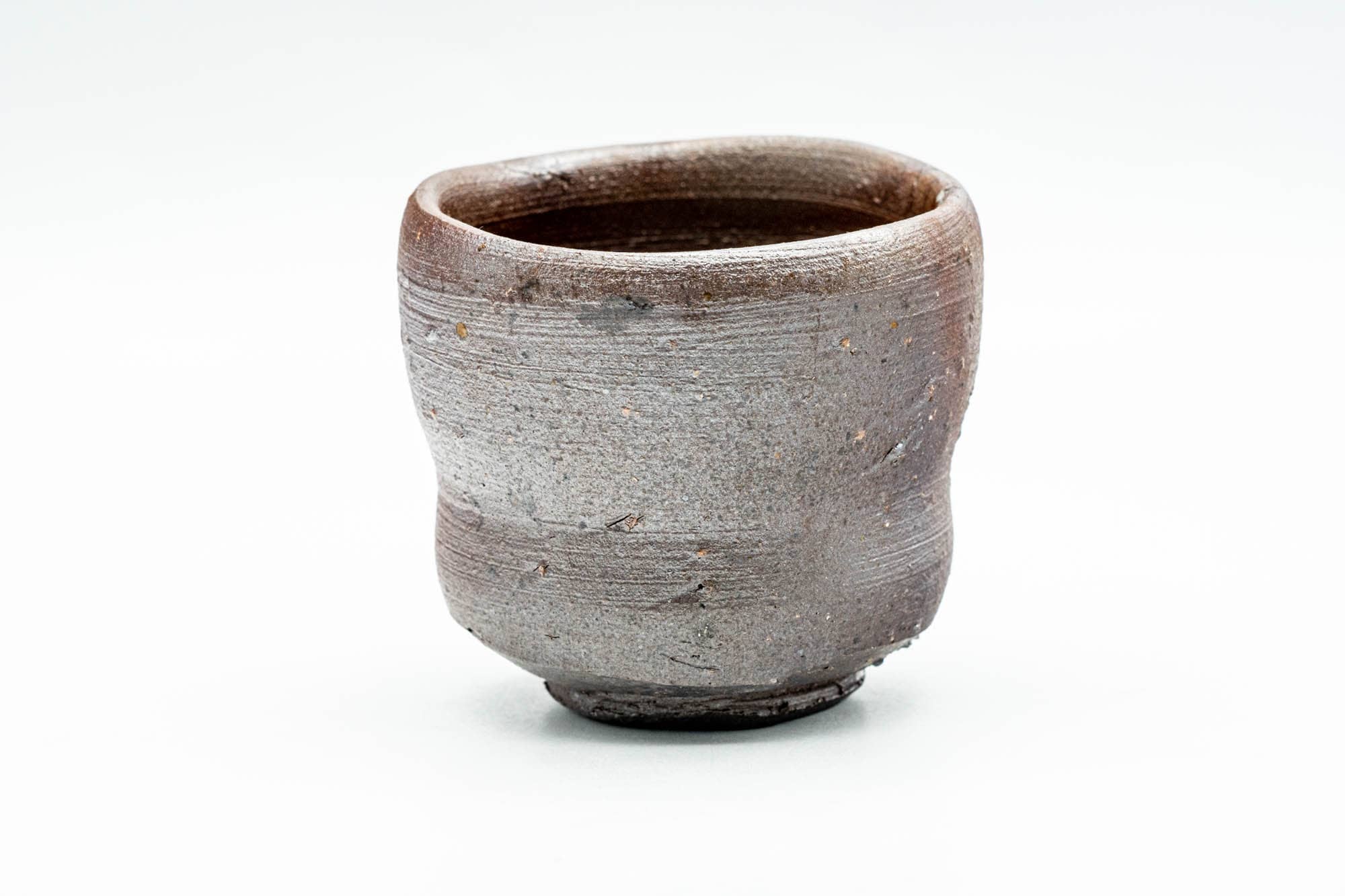 Japanese Teacup - Wabi-Sabi Waisted Bizen-yaki Yunomi - 85ml