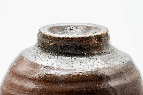 Japanese Matcha Bowl - Purple Wabi-Sabi Ido-gata Chawan - 350ml