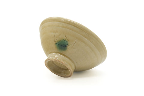 Japanese Matcha Bowl - Yellow Ki-Seto Glazed Summer Chawan - 325ml