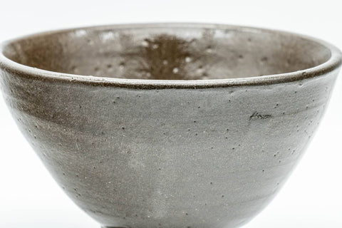 Japanese Matcha Bowl - Dark Brown Glazed Ido-gata Chawan - 200ml - Tezumi