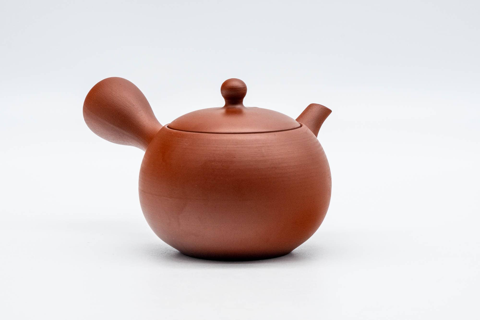 Japanese Kyusu - 人水 Jinsui Kiln - Red Shudei Tokoname-yaki Ceramic Teapot - 200ml