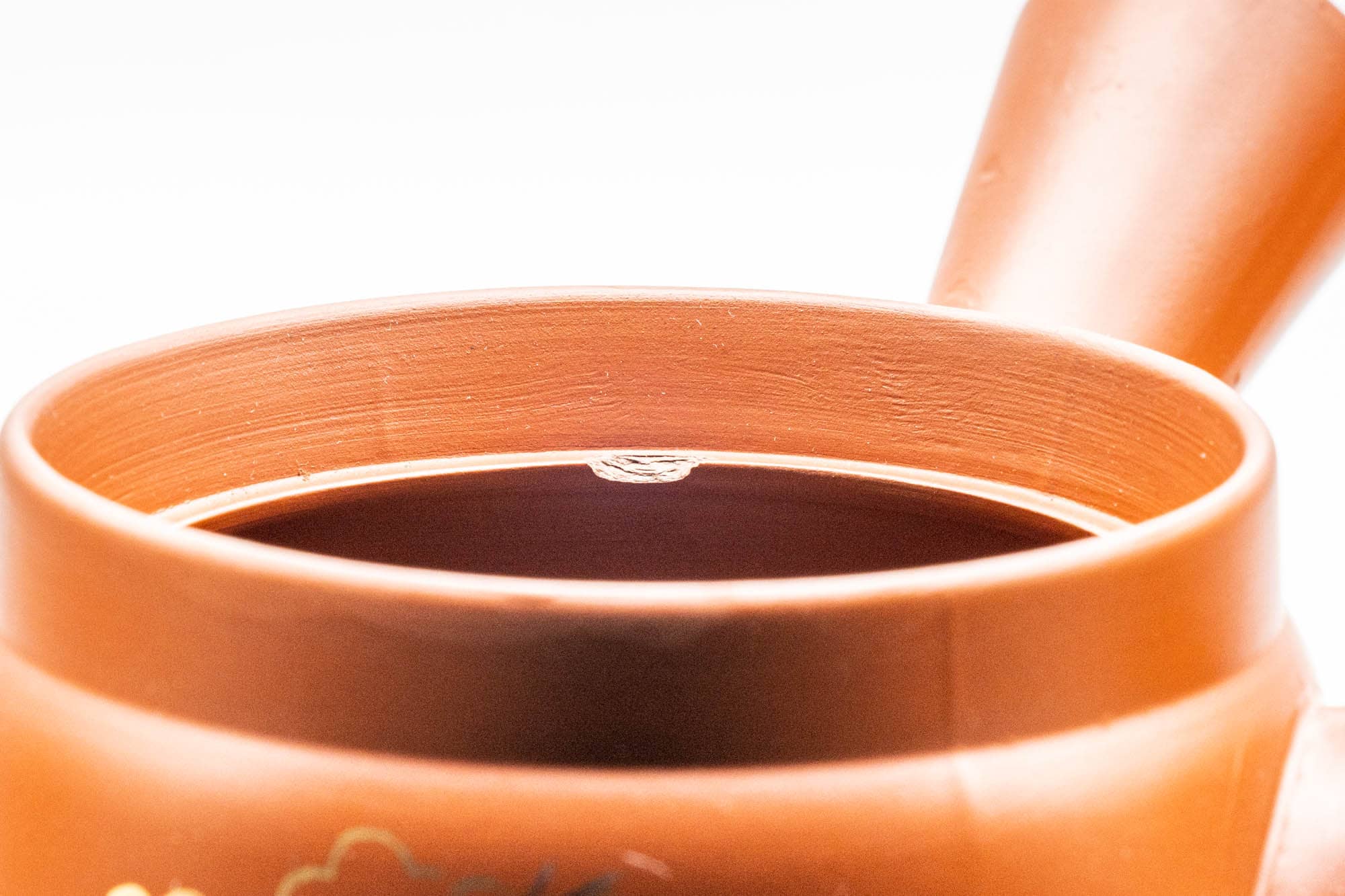Japanese Tea Set - Floral Tokoname-yaki Kyusu Teapot with 4 Yunomi Teacups