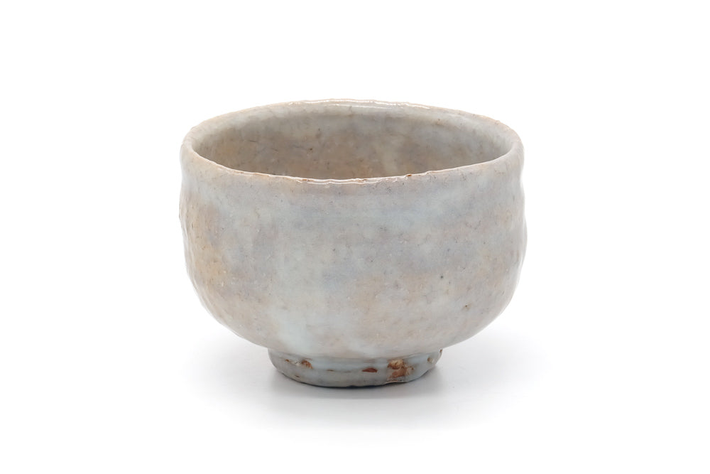 Japanese Matcha Bowl - Milky White Hagi Chawan - 400ml – Tezumi