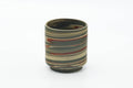 Tezumi — Japanese Teacup - Green Yellow Nerikomi Tokoname Yunomi - 135ml — front view