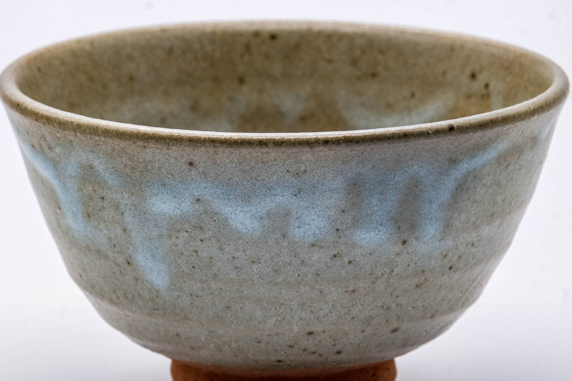 Japanese Matcha Bowl - Beige Mottled Karatsu-yaki Chawan - 250ml