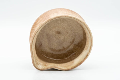 Japanese Katakuchi - Beige Drip-Glazed Hagi-yaki Water Cooler - 150ml - Tezumi