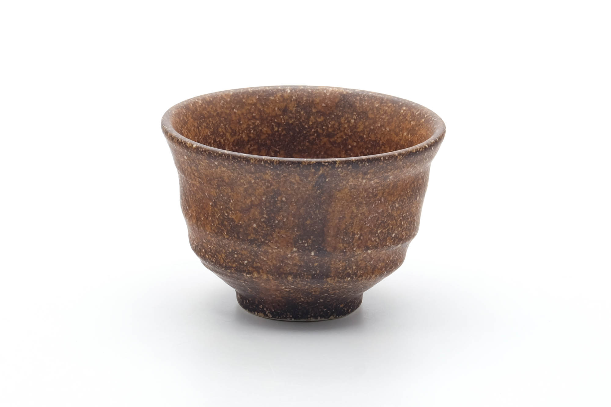 Japanese Teacup - Brown Earthy Textured Yunomi - 180ml