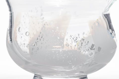 Tomoe 巴 - White Glass Spouted Matcha Bowl - 200ml