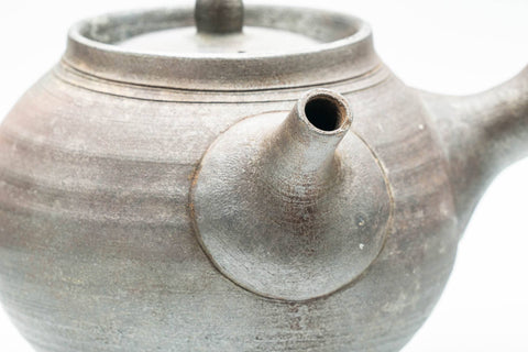 Japanese Kyusu - Ash Glazed Bizen-yaki Ceramic Teapot - 340ml