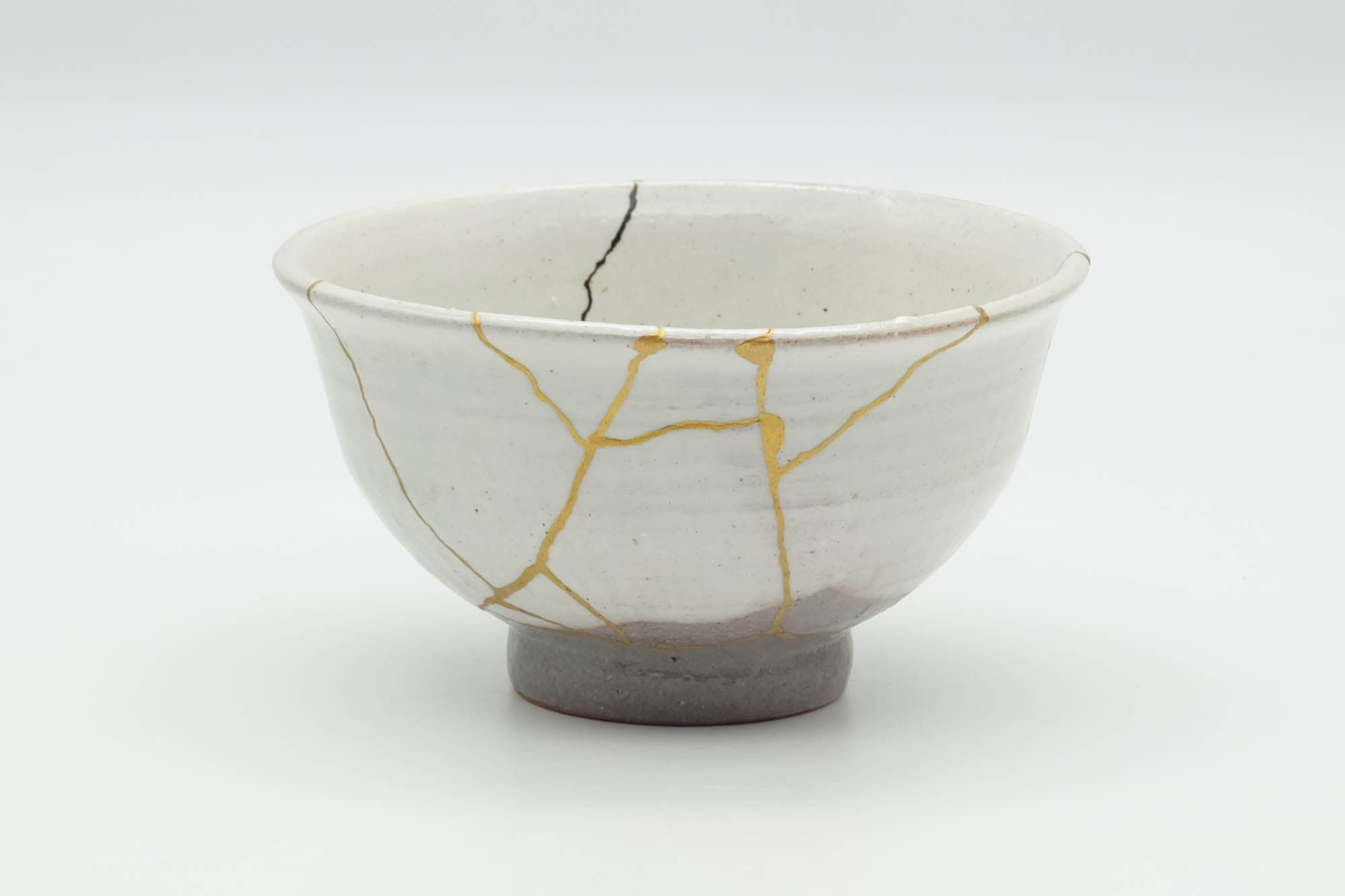 Japanese Matcha Bowl - 有作作 Kintsugi Katade Kōrai Chawan - 400ml