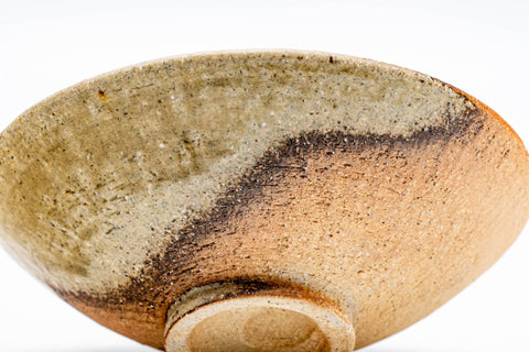 Japanese Matcha Bowl - 進洞窯 Shindō Kiln - Ash Glazed Shigaraki-yaki Summer Chawan - 100ml