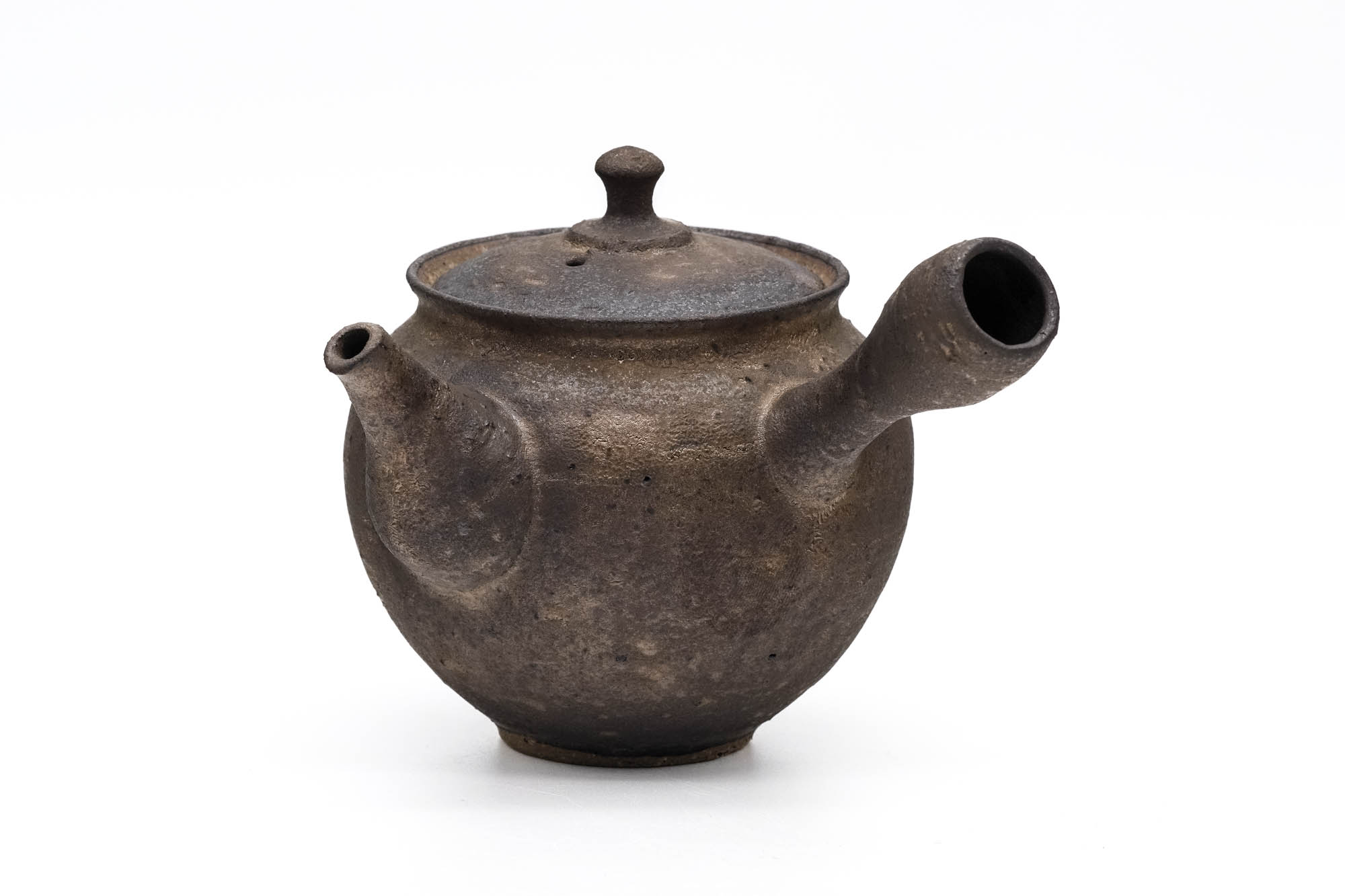 Japanese Kyusu - 前川淳蔵 Junzō Maekawa - Rustic Kurokinsai Tokoname-yaki Teapot - 250ml