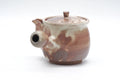 Tezumi — Japanese Kyusu - Brown Milky Drip-Glazed Hagi-yaki Ceramic Teapot - 220ml — three-quarter view from the opposite side