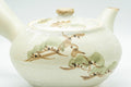 Tezumi — Japanese Kyusu - Beige Foliage Kiyomizu-yaki Debeso Teapot - 300ml — additional view