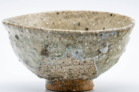 Japanese Matcha Bowl - 楽七 Rakushichi - Ash Glazed Tokoname-yaki Chawan - 300ml