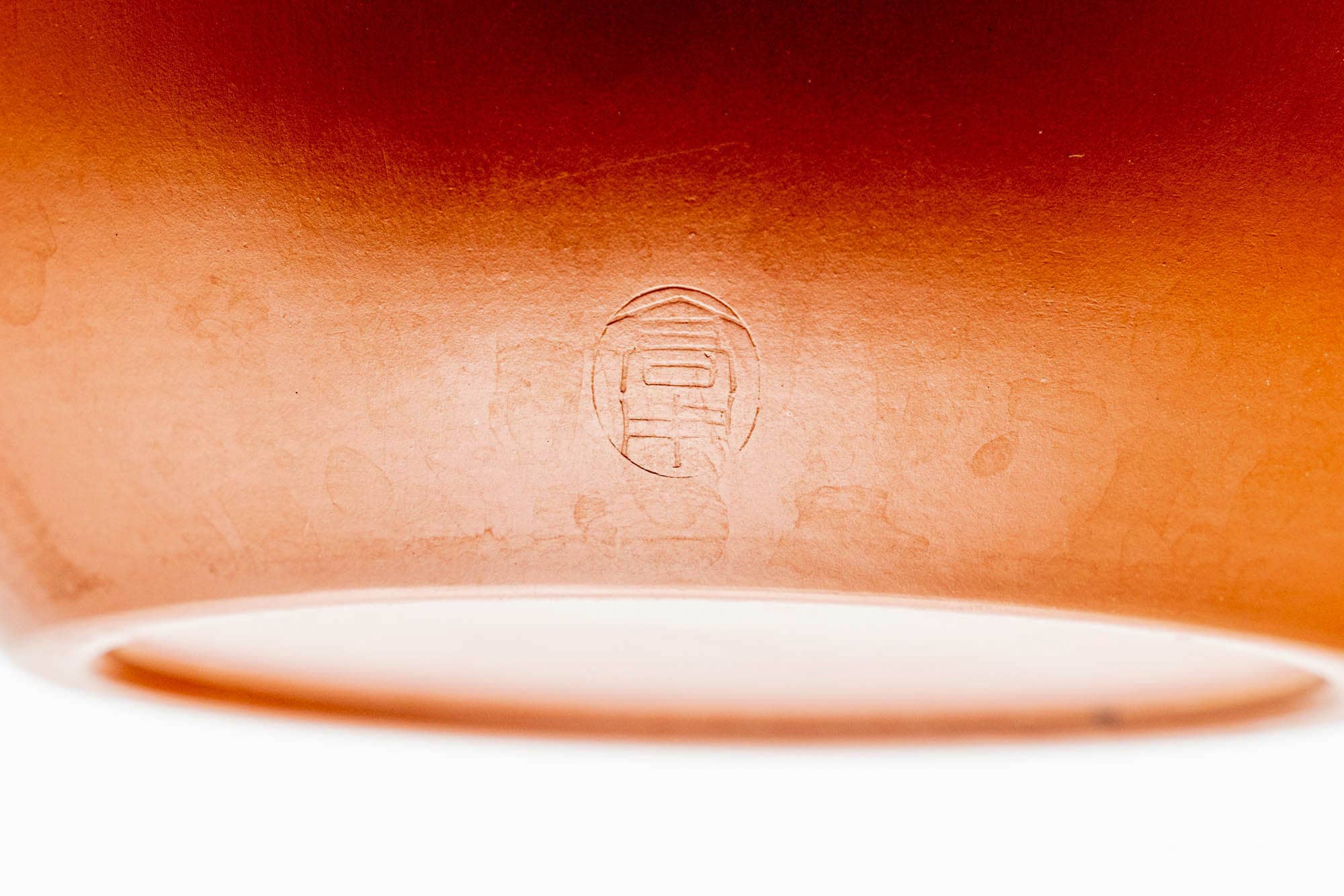 Japanese Kyusu - Calligraphy Engraved Red Shudei Tokoname-yaki Ceramic Filter Teapot - 350ml