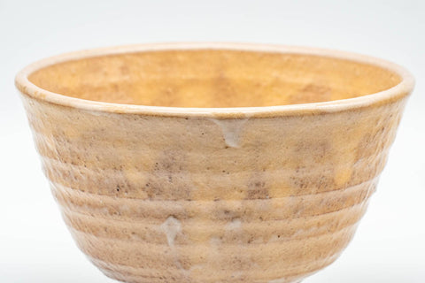 Japanese Matcha Bowl - Biwa-iro Hagi-yaki Ido-gata Chawan - 300ml