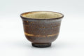 Tezumi — Japanese Teacup - Ash Glazed Shigaraki-yaki Yunomi - 75ml — front view from another angle