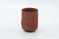 Tezumi — Japanese Teacup - Red Floral Nihonmatsu Banko-yaki Yunomi - 130ml — front view