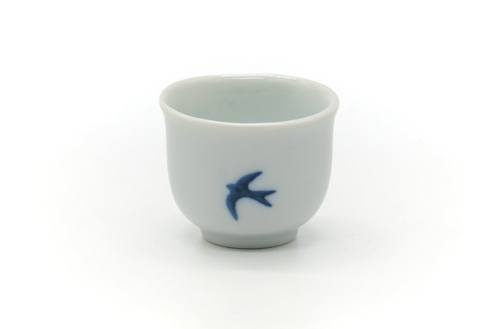 Japanese Teacup - Tiny Birds Guinomi - 50ml