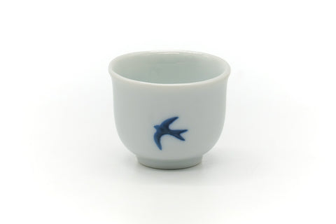 Japanese Teacup - Tiny Birds Guinomi - 50ml