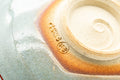 Japanese Matcha Bowl - 赤膚山 Akiyama Kiln - Sage Glazed Akahada-yaki Chawan - 350ml - Tezumi