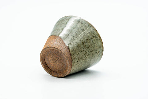 Japanese Teacup - Green Speckled Yunomi - 75ml