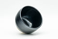 Japanese Teacup - Tenmoku Glazed Guinomi - 75ml - overhead view looking into the cup interior